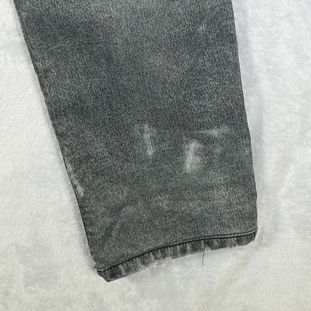 Diesel Grey Wash Slim Tapered Jeans Mens Size 30 Five Pocket Denim Faded Black - Picture 12 of 13
